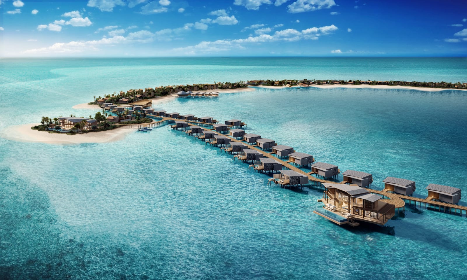 Hyatt Regency Samarafushi rendering — 130-villa North Malé property, the brand's Maldives debut