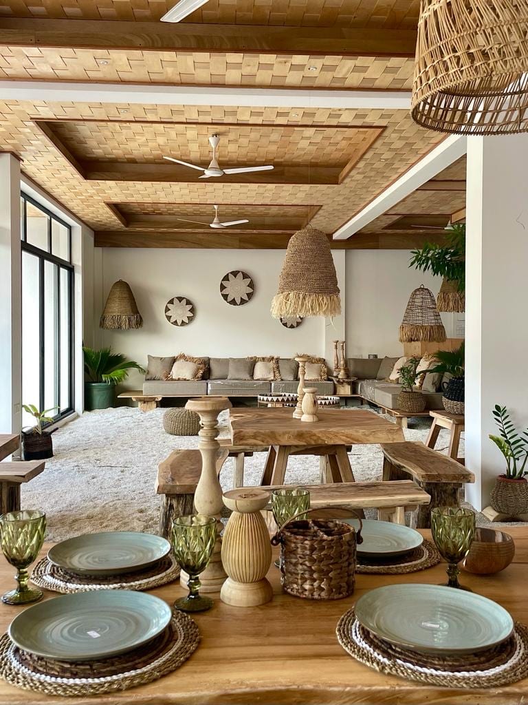 Samura Maldives semi-private beach with view of Cokes, Thulusdhoo